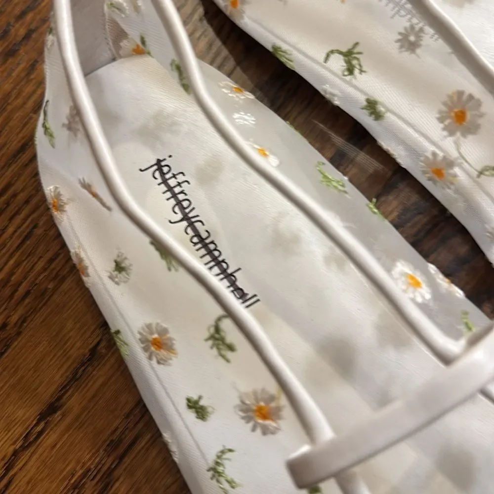 Jeffrey Campbell  Floral Mesh Flats
